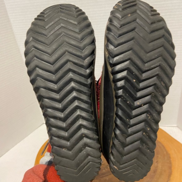 Sorel Red Buffalo Check Plaid Out and About Duck Boots - Picture 8 of 10